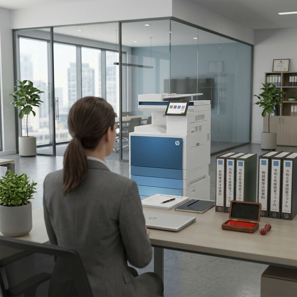 士業事務所でのE786dn利用イメージ