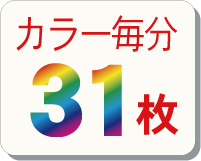 毎分カラー31枚印刷