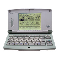 カシオ ワープロ PostWord HX-8 | HX7の後継機種。POSTWORDモノクロ ...